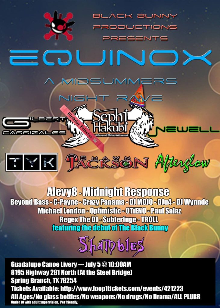 Equinox A Midsummer Night’s Rave Sephi Hakubi